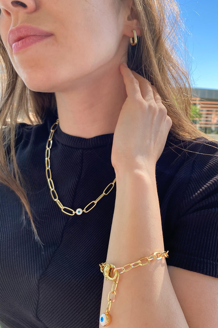 Ayarlanabilir Boncuklu Zincir Bileklik