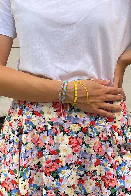 Tila Taşlı Mavi Bileklik