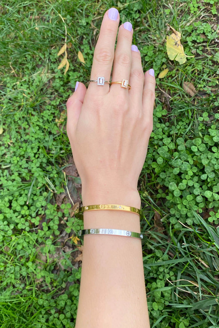 Çelik Gold Bileklik