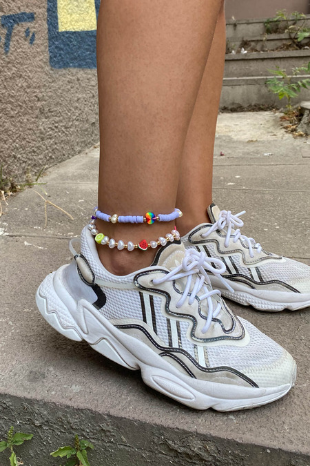 Ayarlanabilir Meyve Boncuklu Halhal