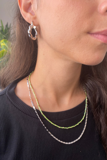 Çelik Burgu Halka Küpe