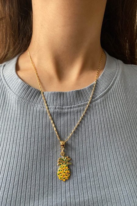 Ananas Zincir Kolye