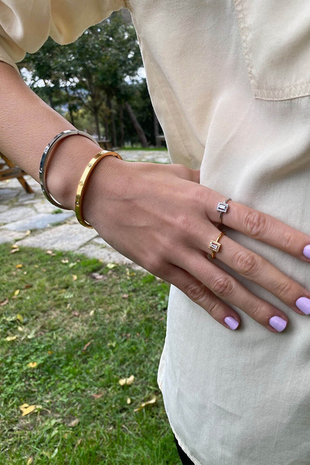 Ayarlanabilir Baget Gold Yüzük